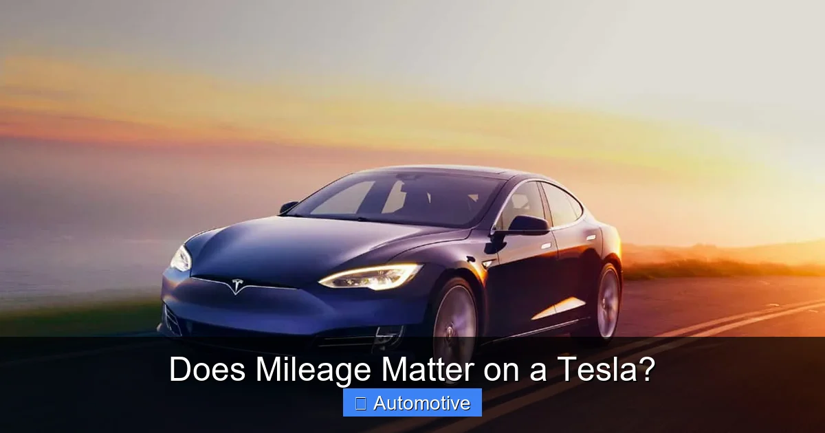 Does Mileage Matter on a Tesla?