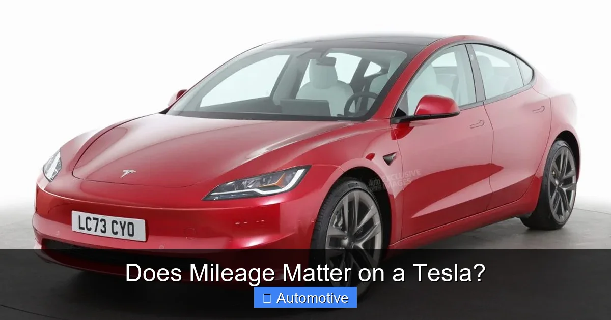 Does Mileage Matter on a Tesla?