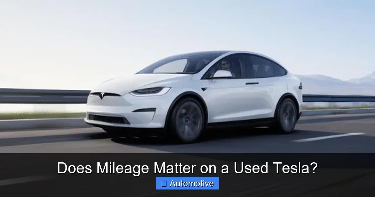 Does Mileage Matter on a Used Tesla?