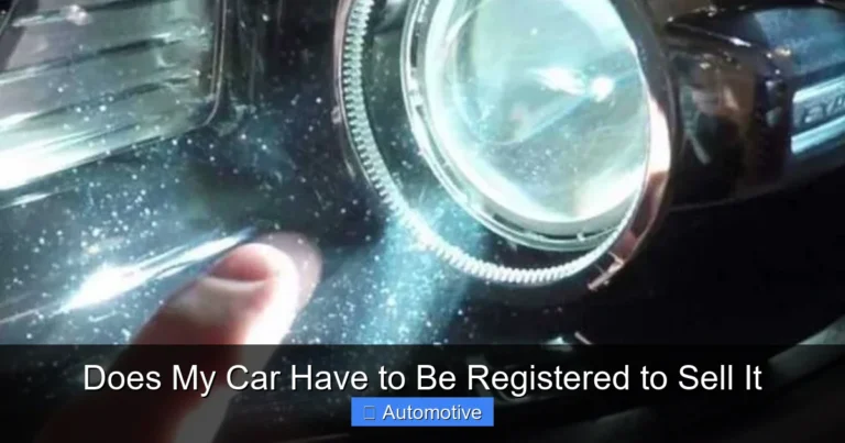 Does My Car Have to Be Registered to Sell It