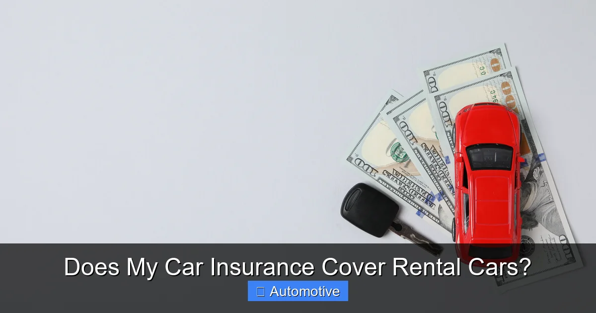 Does My Car Insurance Cover Rental Cars?