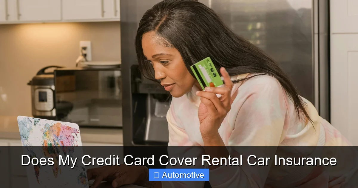 Does My Credit Card Cover Rental Car Insurance