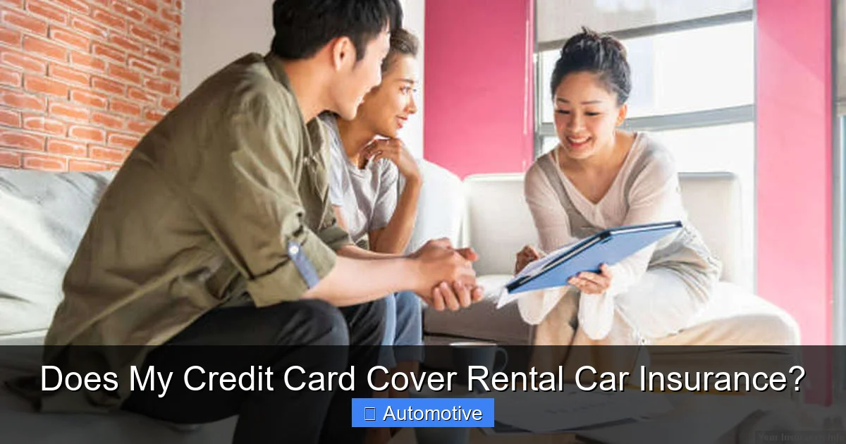 Does My Credit Card Cover Rental Car Insurance?