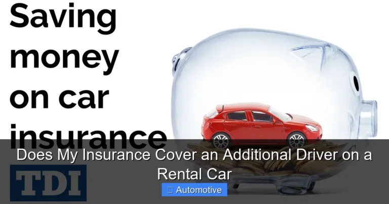 Does My Insurance Cover an Additional Driver on a Rental Car