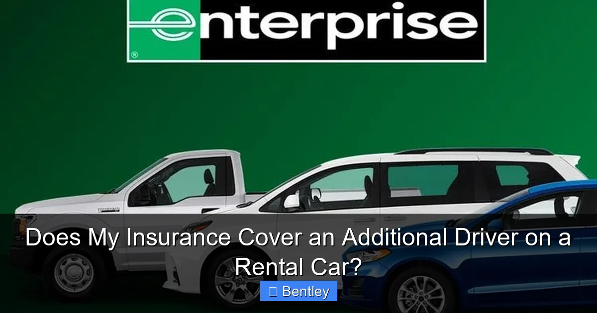 Does My Insurance Cover an Additional Driver on a Rental Car?
