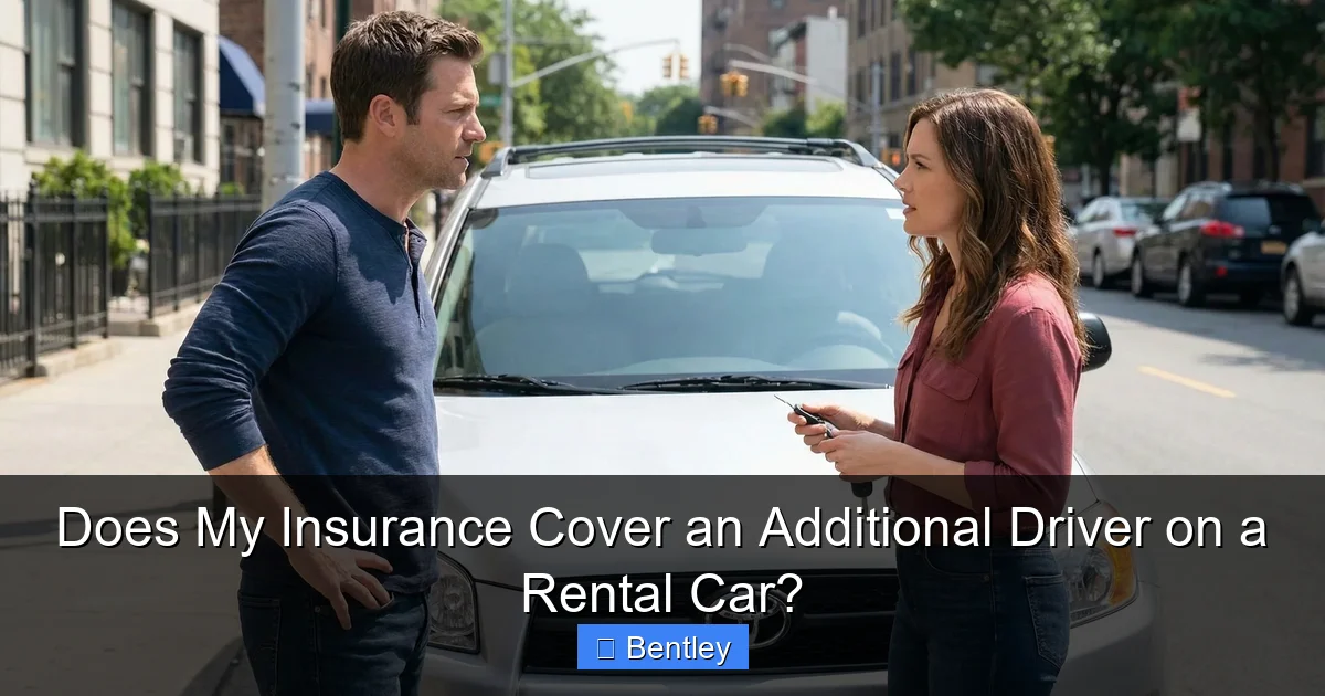 Does My Insurance Cover an Additional Driver on a Rental Car?