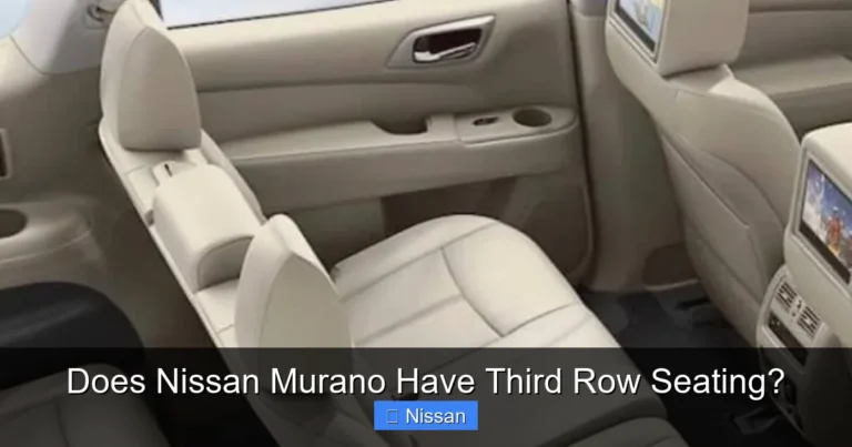 Does Nissan Murano Have Third Row Seating?