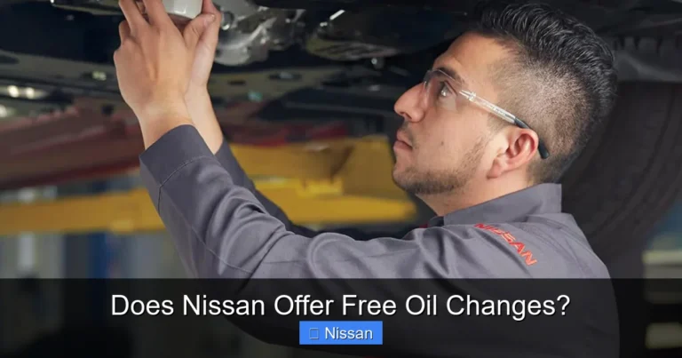 Does Nissan Offer Free Oil Changes?