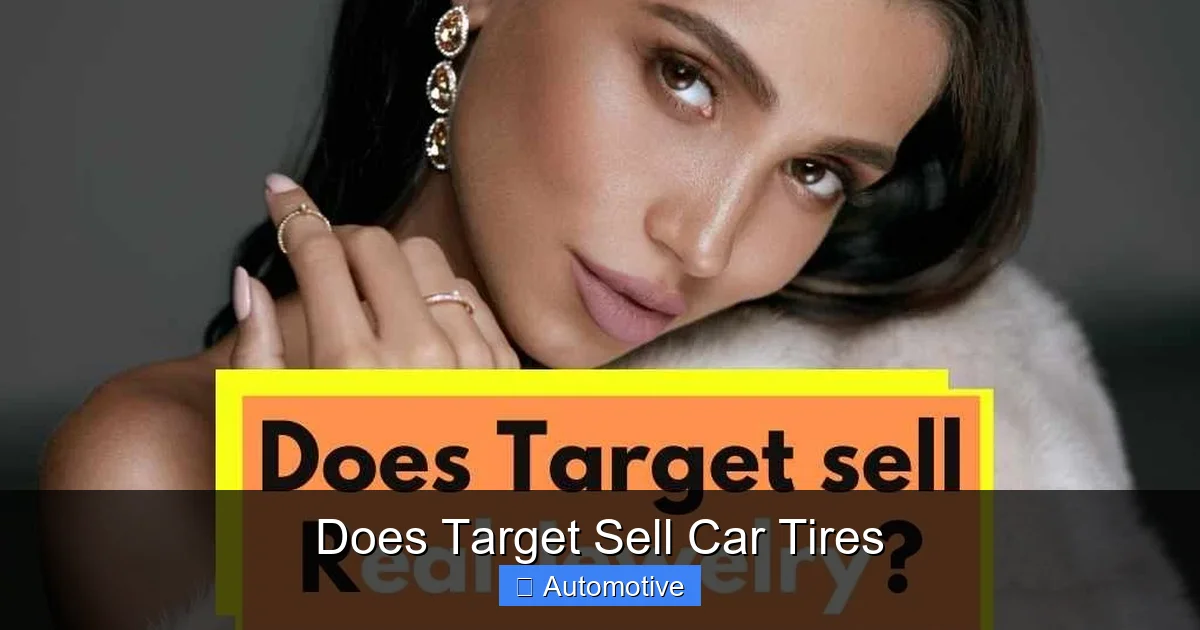 Does Target Sell Car Tires