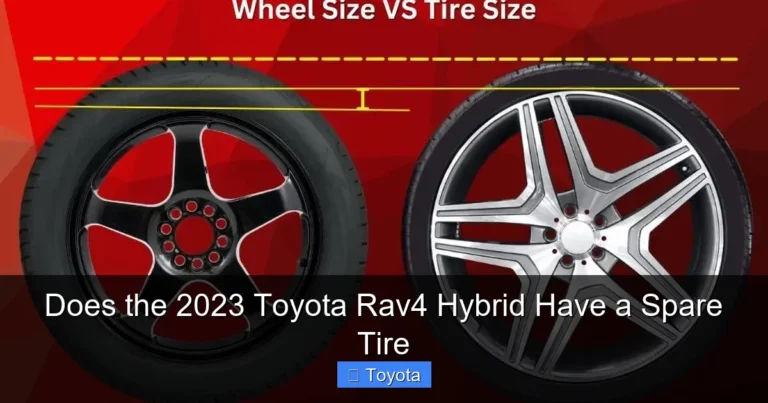 Does the 2023 Toyota Rav4 Hybrid Have a Spare Tire