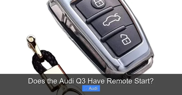 Does the Audi Q3 Have Remote Start?