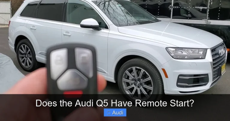 Does the Audi Q5 Have Remote Start?