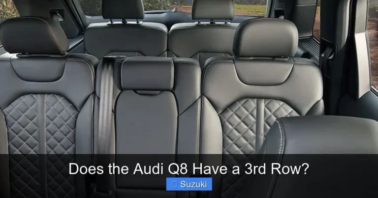 Does the Audi Q8 Have a 3rd Row?