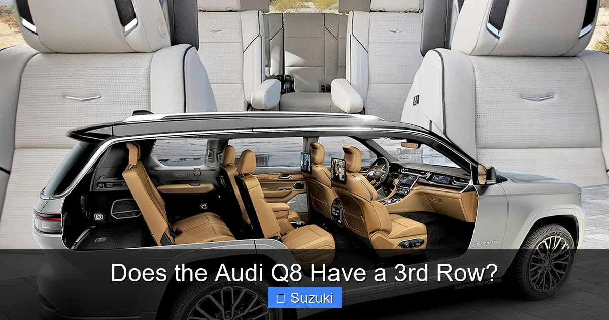 Does the Audi Q8 Have a 3rd Row?