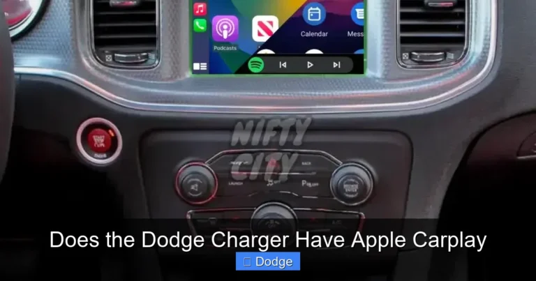 Does the Dodge Charger Have Apple Carplay