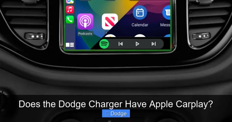 Does the Dodge Charger Have Apple Carplay?