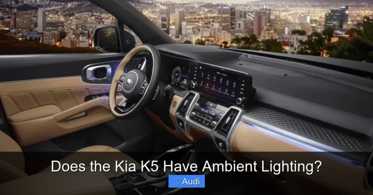 Does the Kia K5 Have Ambient Lighting?