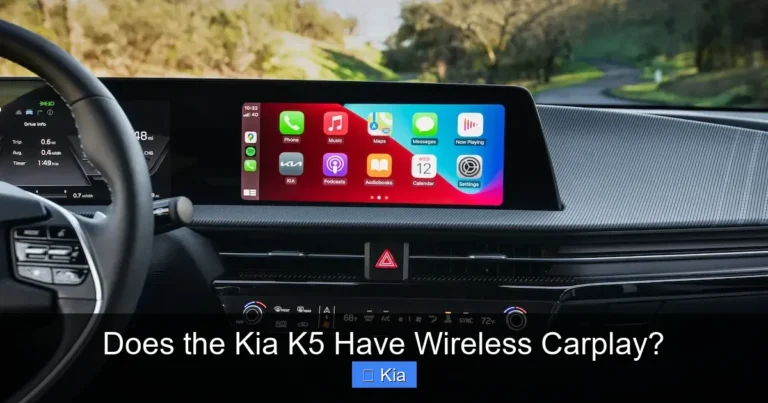 Does the Kia K5 Have Wireless Carplay?