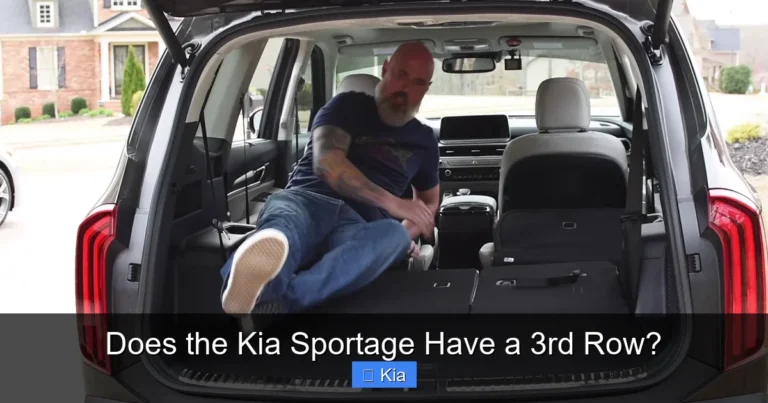 Does the Kia Sportage Have a 3rd Row?