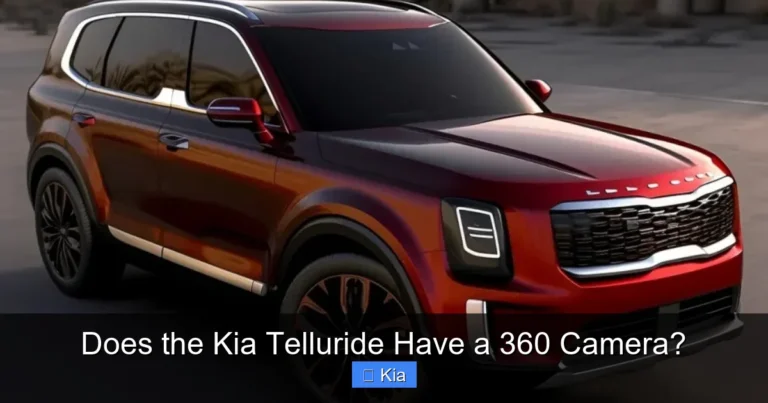 Does the Kia Telluride Have a 360 Camera?