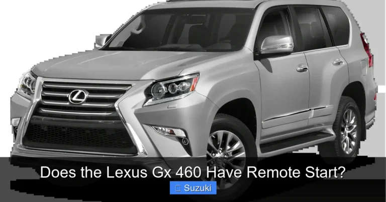 Does the Lexus Gx 460 Have Remote Start?
