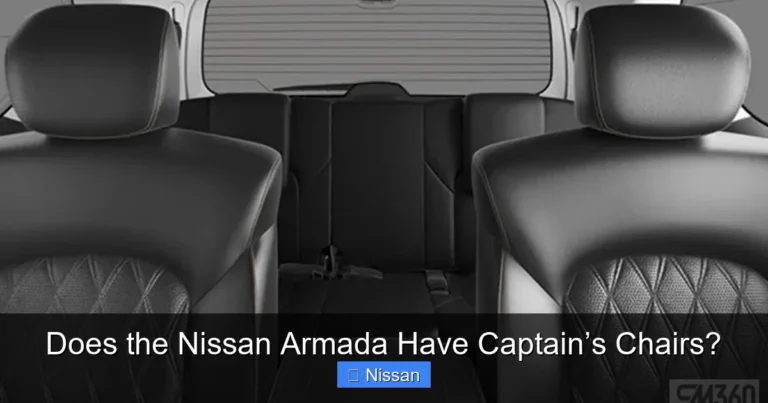 Does the Nissan Armada Have Captain’s Chairs?