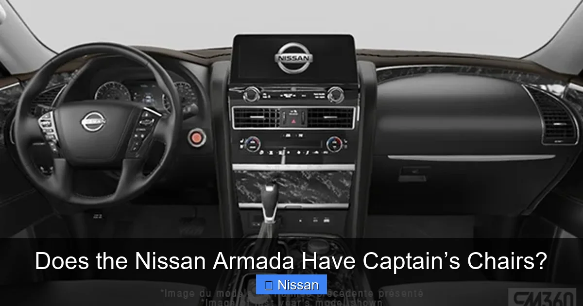 Does the Nissan Armada Have Captain’s Chairs?