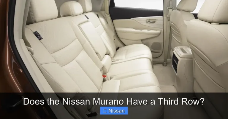 Does the Nissan Murano Have a Third Row?