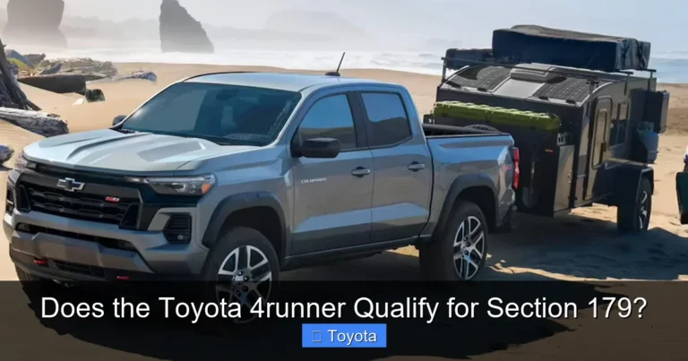 Does the Toyota 4runner Qualify for Section 179?