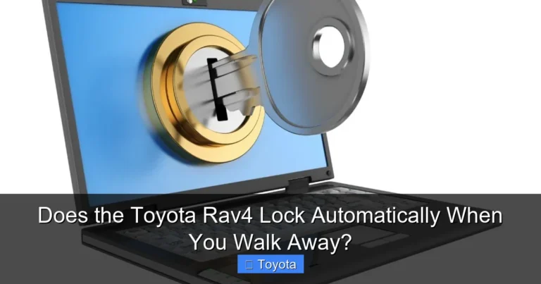 Does the Toyota Rav4 Lock Automatically When You Walk Away?