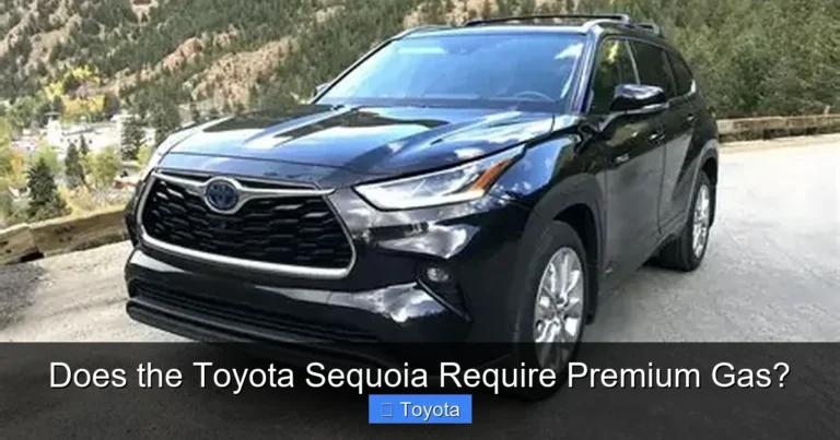Does the Toyota Sequoia Require Premium Gas?