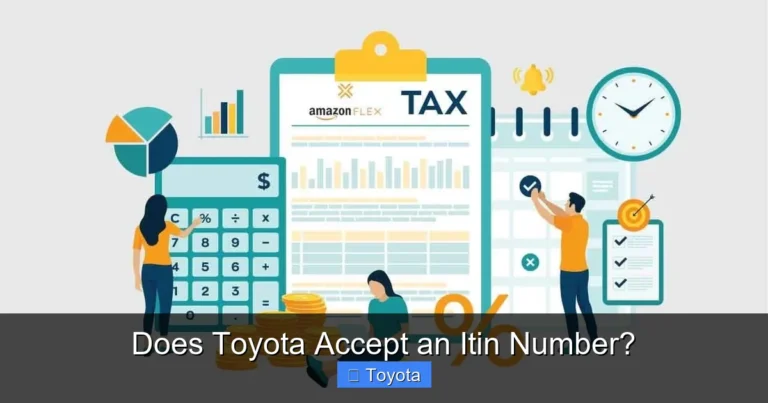 Does Toyota Accept an Itin Number?