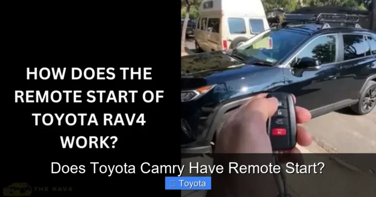 Does Toyota Camry Have Remote Start?