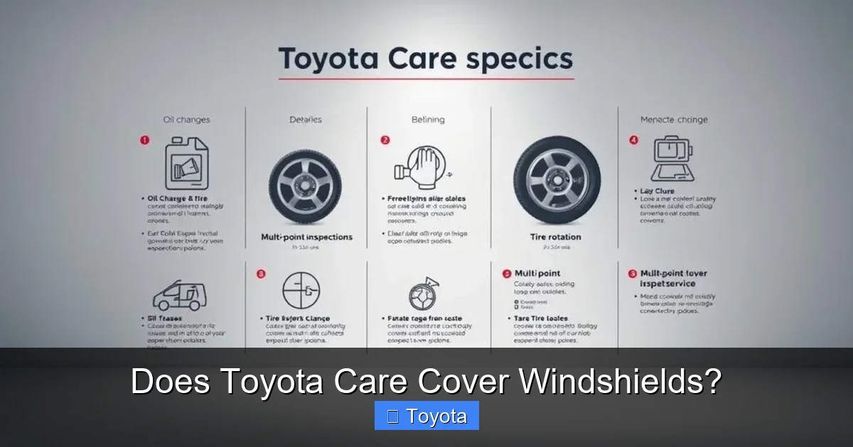 Does Toyota Care Cover Windshields?