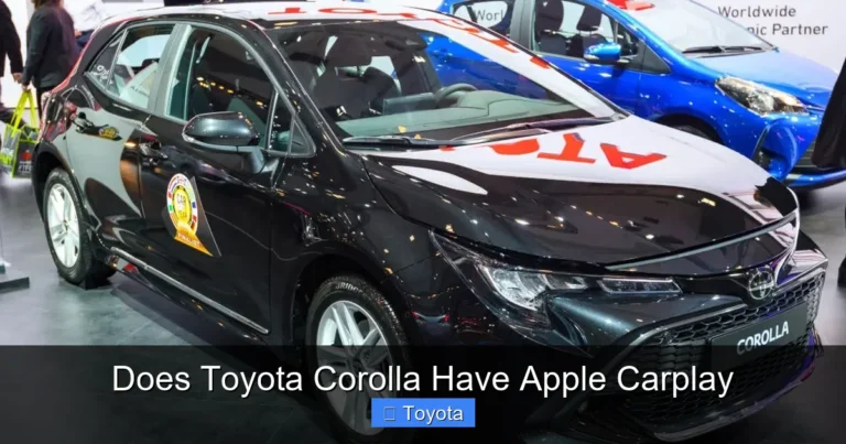 Does Toyota Corolla Have Apple Carplay