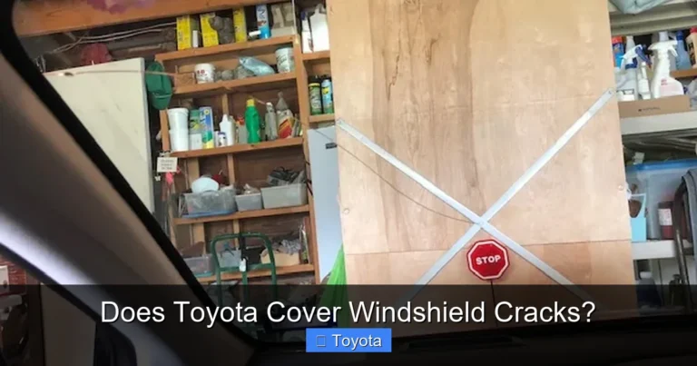 Does Toyota Cover Windshield Cracks?