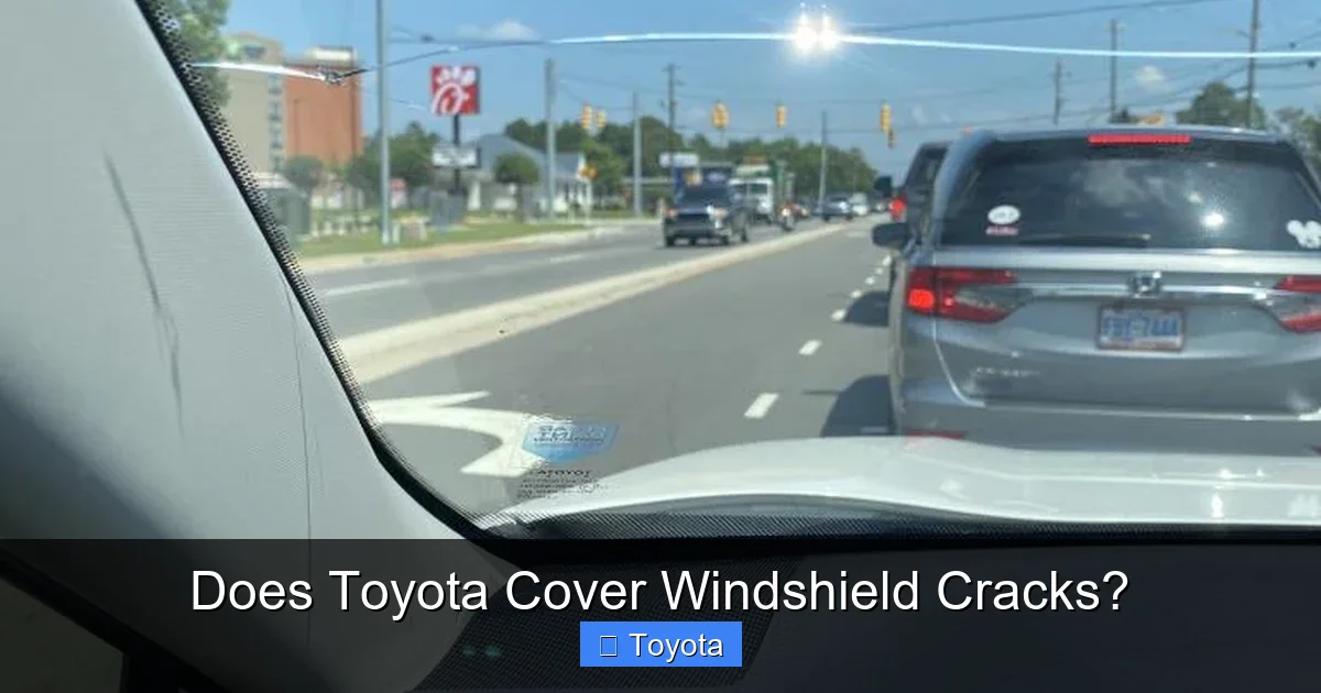 Does Toyota Cover Windshield Cracks?
