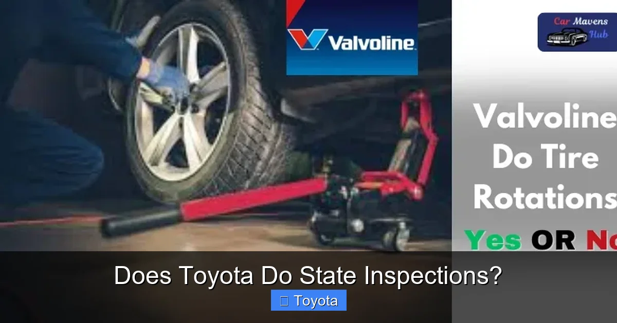 Does Toyota Do State Inspections?