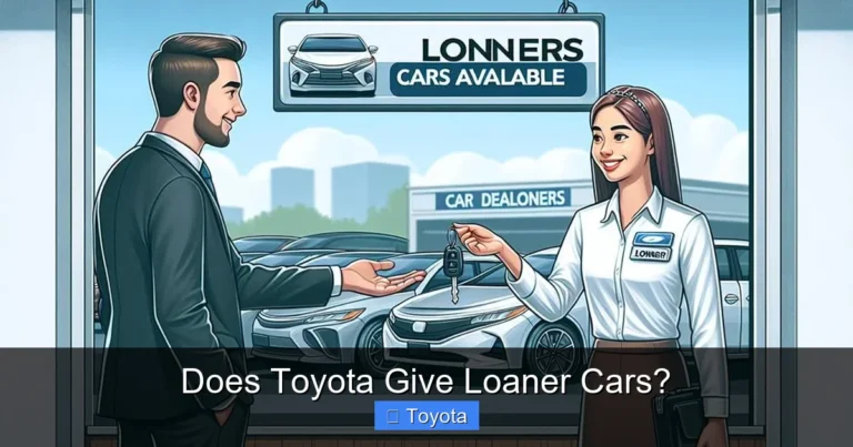 Does Toyota Give Loaner Cars?