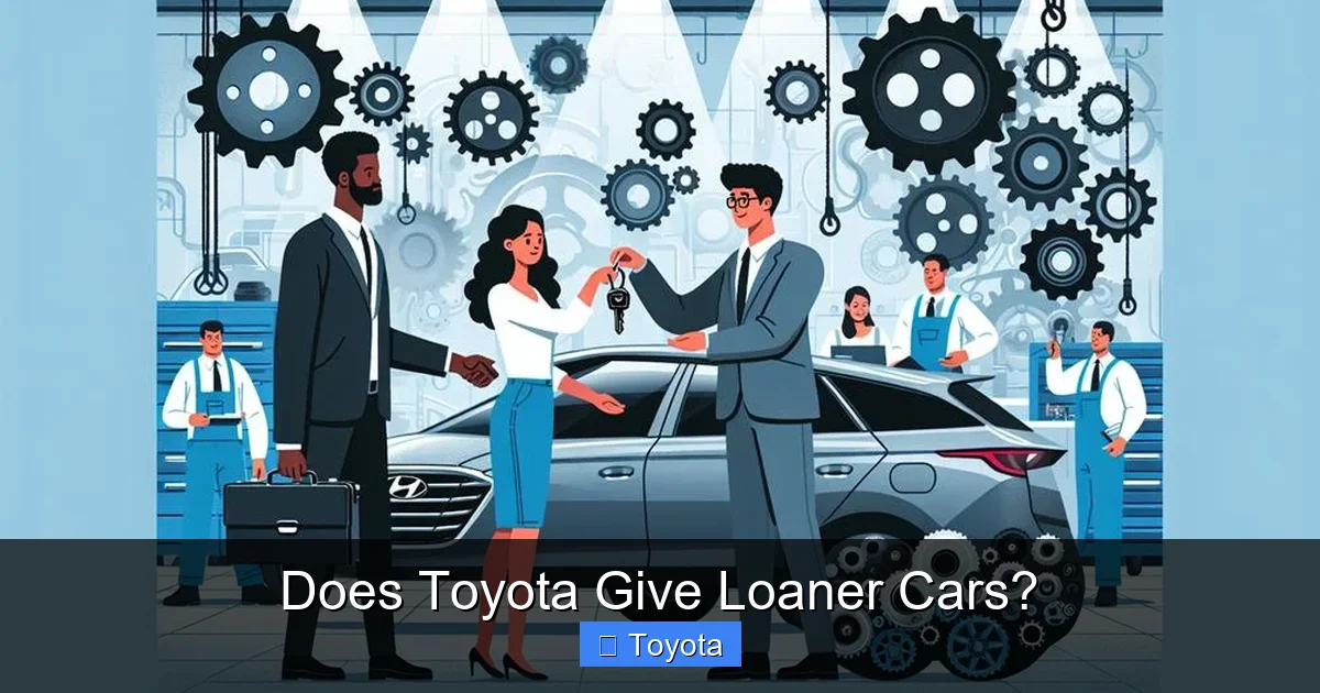 Does Toyota Give Loaner Cars?