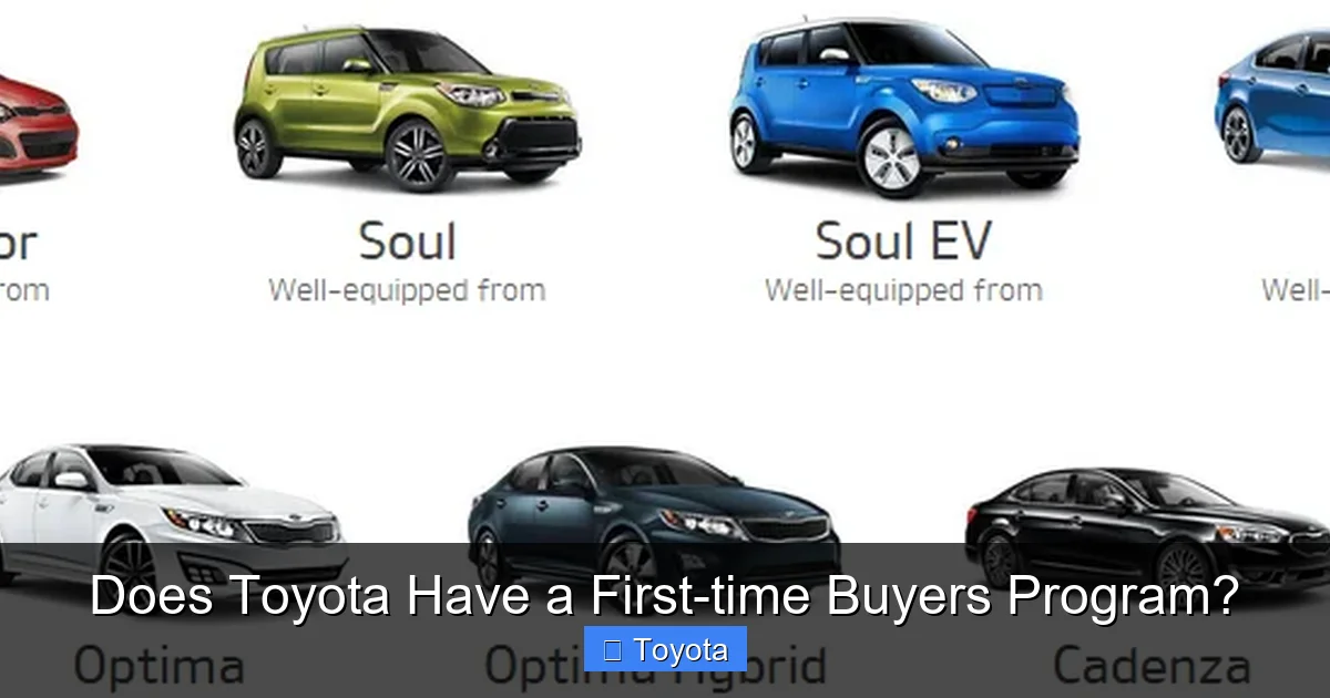 Does Toyota Have a First-time Buyers Program?