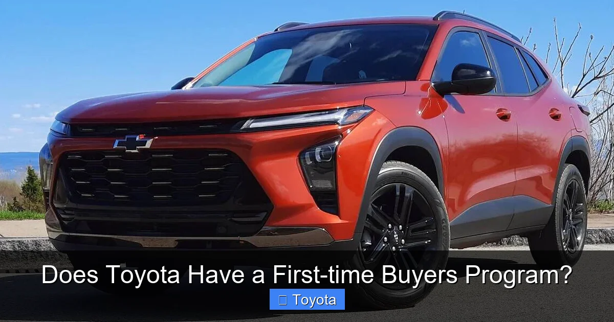 Does Toyota Have a First-time Buyers Program?