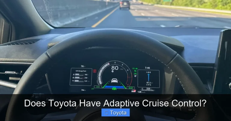 Does Toyota Have Adaptive Cruise Control?