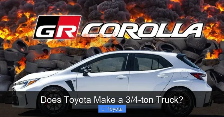 Does Toyota Make a 3/4-ton Truck?