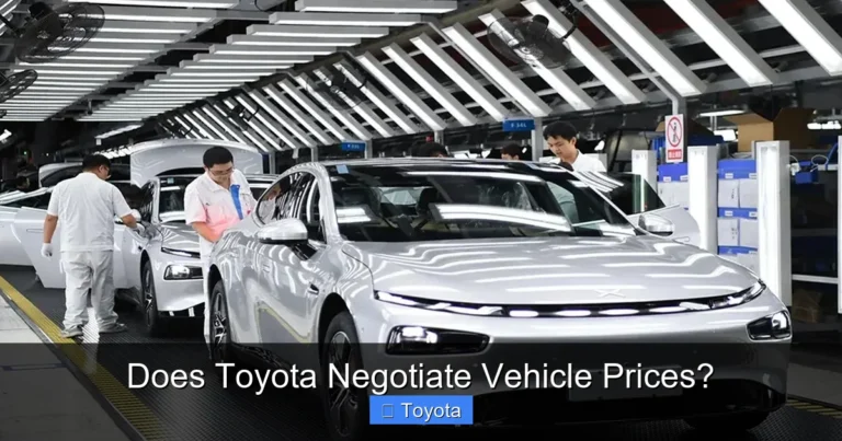 Does Toyota Negotiate Vehicle Prices?