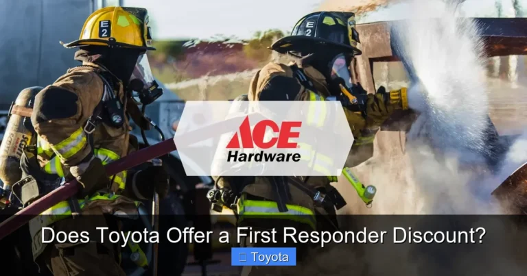 Does Toyota Offer a First Responder Discount?