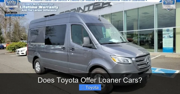 Does Toyota Offer Loaner Cars?