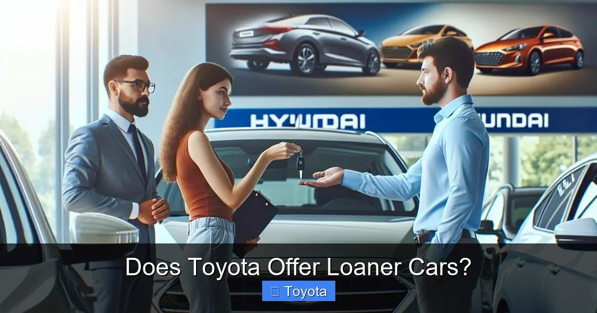 Does Toyota Offer Loaner Cars?