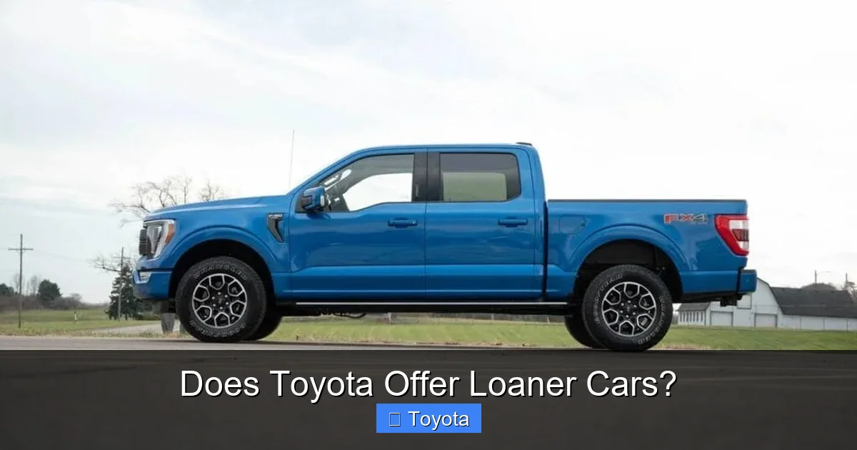 Does Toyota Offer Loaner Cars?