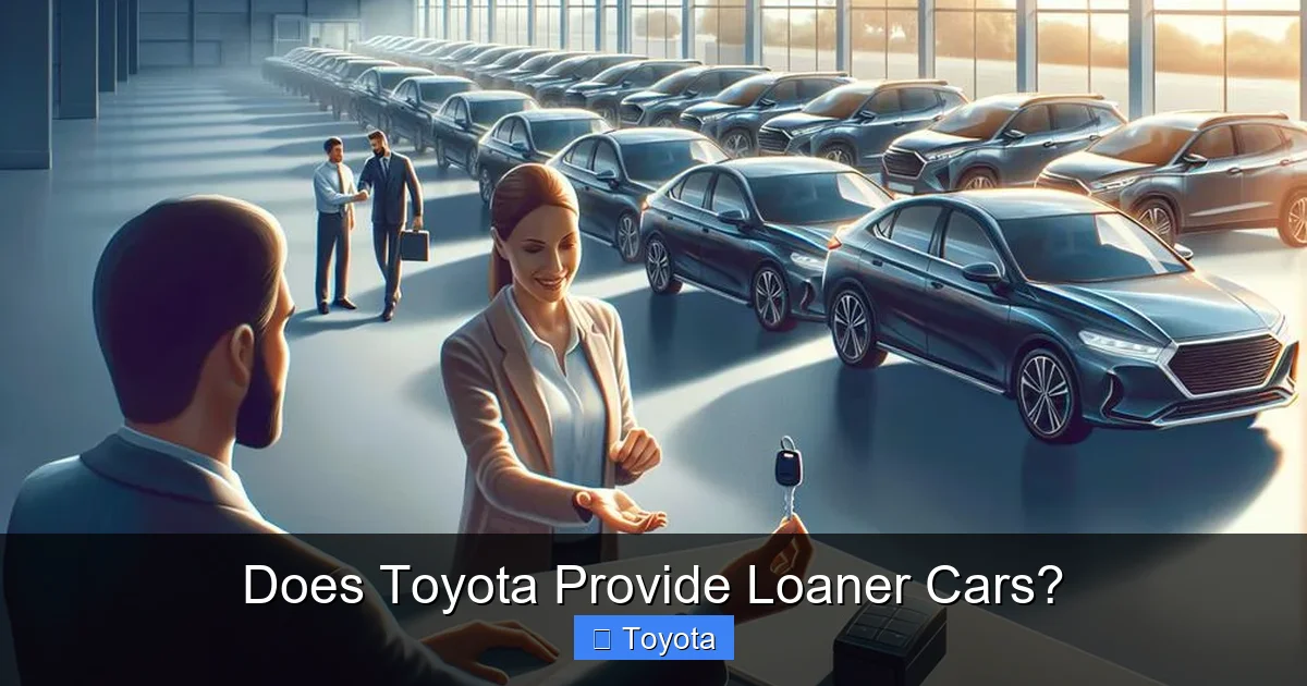 Does Toyota Provide Loaner Cars?